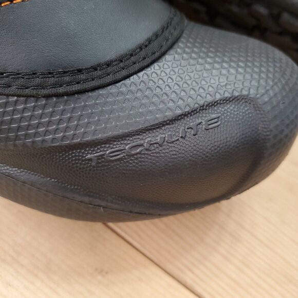 Sorel Youth 5/Women 6 Winter Snow Boots "Icepack" Black Orange Tech Lite EUC - Picture 5 of 14